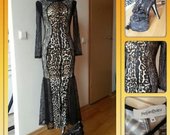 YSL ilga leopardinė suknelė