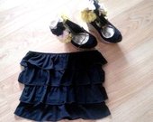 Zara juodas grazus sijonas