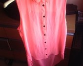 Rožiniai "Bershka" marškinukai