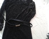 Nauja juoda gipiūrinė suknelė