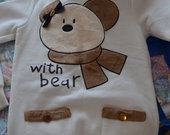 Megztinis "with bear"