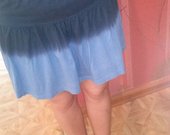 Naujas dvieju spalvu sijonas