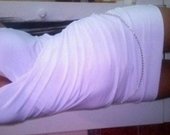 balta nauja suknele. nemainau