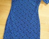 Mėlyna gifiūrinė suknelė 