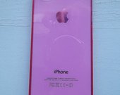 Ryškiai rožinis iPhone 4/4s dėkliukas
