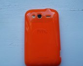 Oranžinis HTC Wildfire S dėkliukas