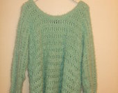 AMISU pūkuotas megztinis