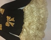 Kaledine puosni suknele tutu auksine 3-4m