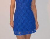 Mėlynos suknelės su gipiūru (40 dydis)