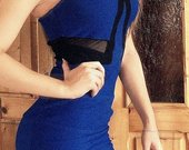 Mėlyna Tally weijl suknelė