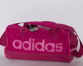 Kompaktiškas rožinis Adidas sportinis krepšys