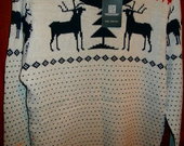 Naujametinis megztinis su elniais