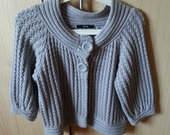S dydžio pilkas megztinis