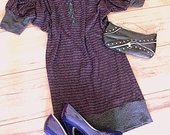 Languota violetinė suknelė - tunika