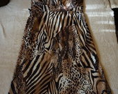 Leopardinė - tikrinė suknelė
