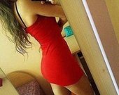 Sexy raudona suknelė