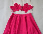 Stilinga rožinė suknelė LIKO M DYDIS