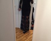 Black, long, super dress