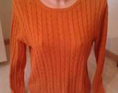 oranzinis megztinis M 