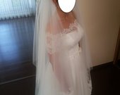Vestuvinė suknelė su nuometa ir bolero