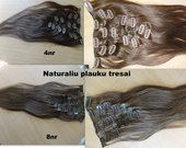 naturalus plaukai