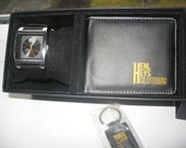 Firminis laikrodis,pinigine ir raktu pakabukas 