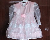 Vaikiška rožinė suknelė