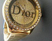 Dior Cristal laikrodukas auksinukas mmmmm