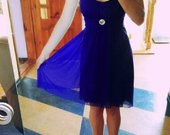 Iš JAV purpurinė vakarinė suknelė