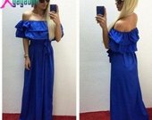 Išskirtinė mėlyna suknelė