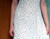 Marga - balta paprastutė trumpa suknelė