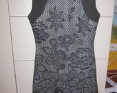 Juodas puošnus sarafanas/suknelė