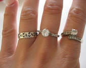 Sidarbriniai 925 sidabro žiedai