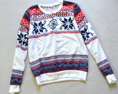 Stilingas raštuotas džemperis
