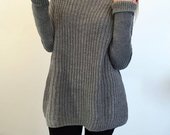 Purus laisvalaikio megztinis pilkas