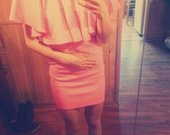 neonines spalvos suknele (rozine) 