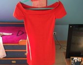 Zara raudona suknele