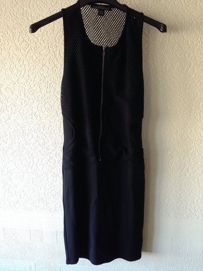 Moteriška juoda kokteilinė Zara suknelė