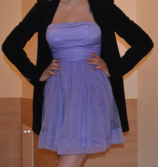 Violetinė h&m suknelė