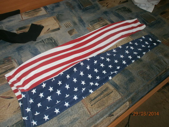 Tympos su Amerikos vėliava