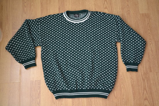 Šiltas vintage stiliaus megztinis