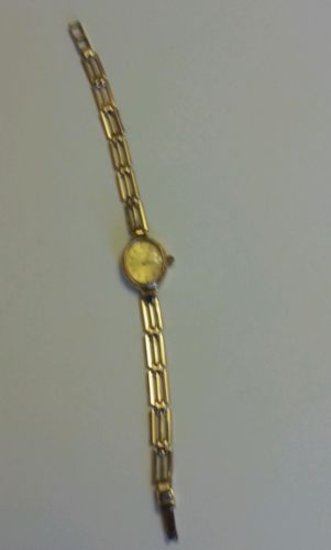 Šveicariškas moteriškas auksinis Geneve laikrodis