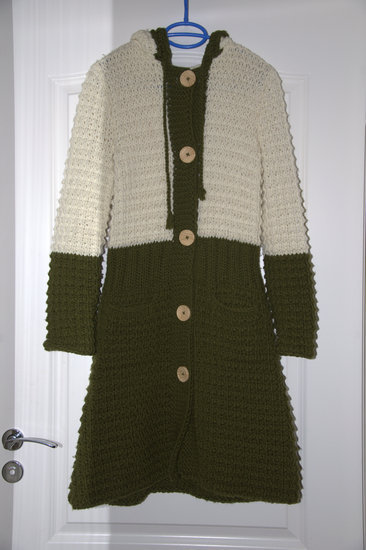 Ilgas vilnonis megztinis