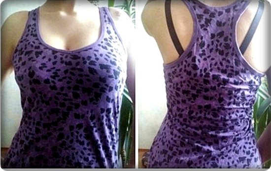 Violetinė leopardinė maikutė