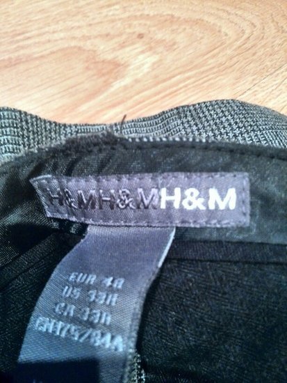 H&M vyriskos kelnes