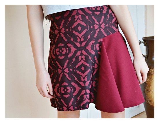 Rskus simetrinis sijonas