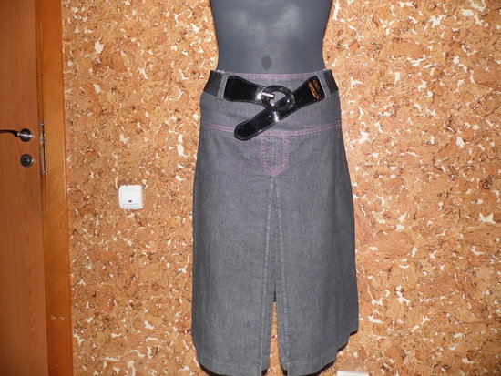 Stilingas dzinsinis sijonas