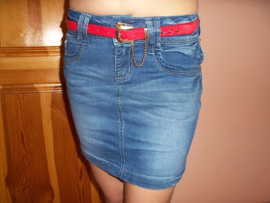 Naujas džinsinis sijonas