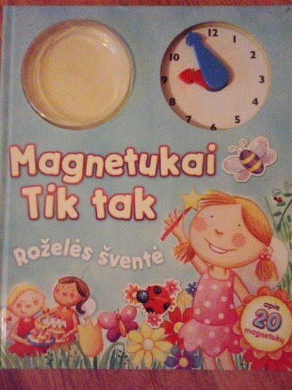 Knyga su magnetukais