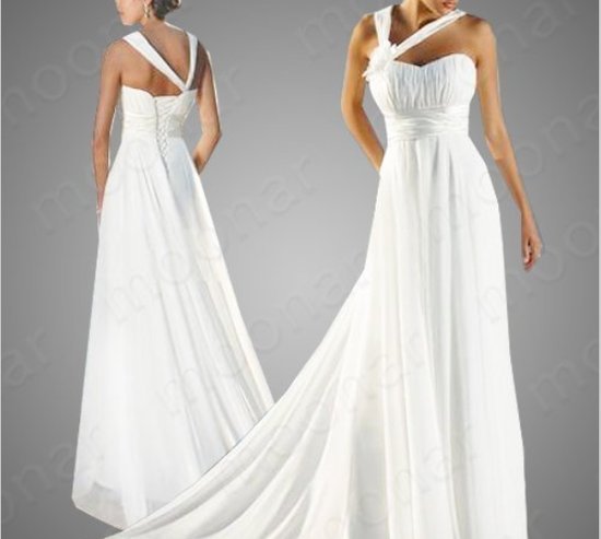 Graikiško stiliaus vestuvinė suknelė